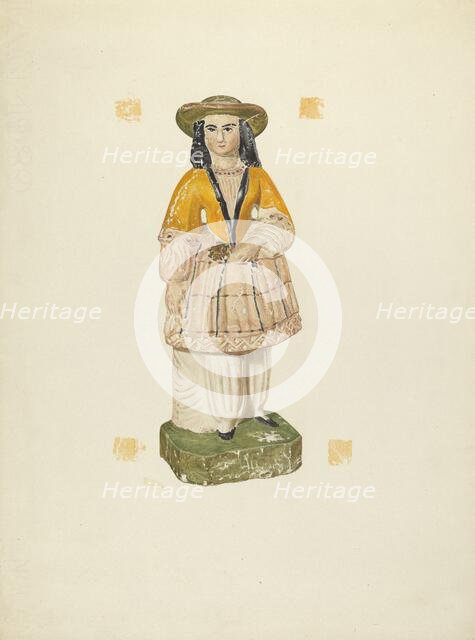 Figure of a Girl, 1940. Creator: Lucille Chabot.