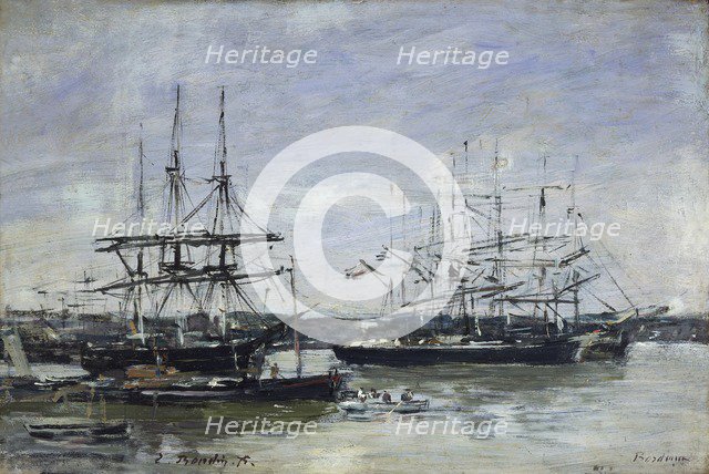 'Bordeaux', 1875. Artist: Eugene Louis Boudin.