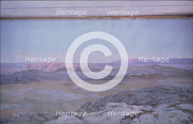 A Fjord in Norway. Artist: Borisov, Alexander Alexeyevich (1866-1934)