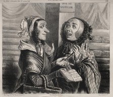 Actualités: Ah! Mame Chopin!..., 1841. Creator: Clémente Pruche (French, 1831-1870).