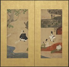 A Shinto ceremony, Edo period, late 17th-early 18th century.  Creator: Ogata Kenzan.