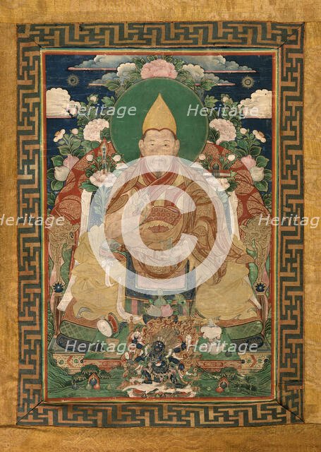 A lama of the Gelugpa sect, 1st half of the 19th century. Creator: Unknown.