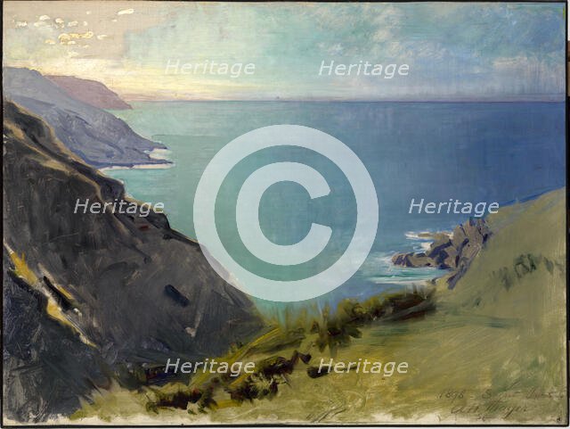 Cornish Headlands, 1898. Creator: Abbott Handerson Thayer.