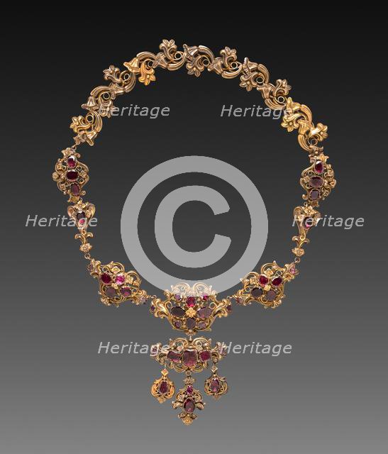 Necklace, c. 1840. Creator: Unknown.