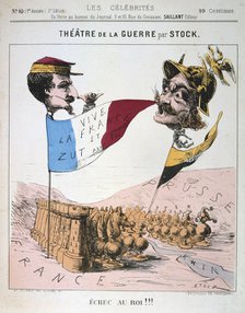 'Echec au Roi', Franco-Prussian War, 1870-1871.  Artist: Anon