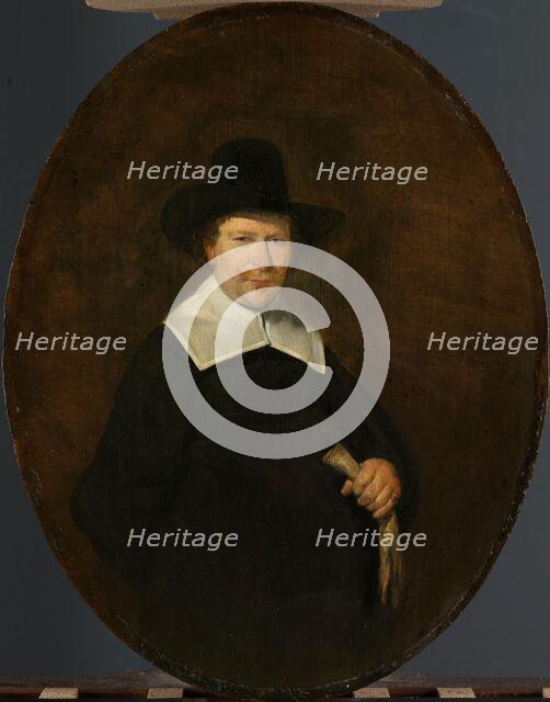 Gerard Abrahamsz van der Schalcke (1609-67). Haarlem Cloth Merchant, 1644. Creator: Gerard Terborch II.