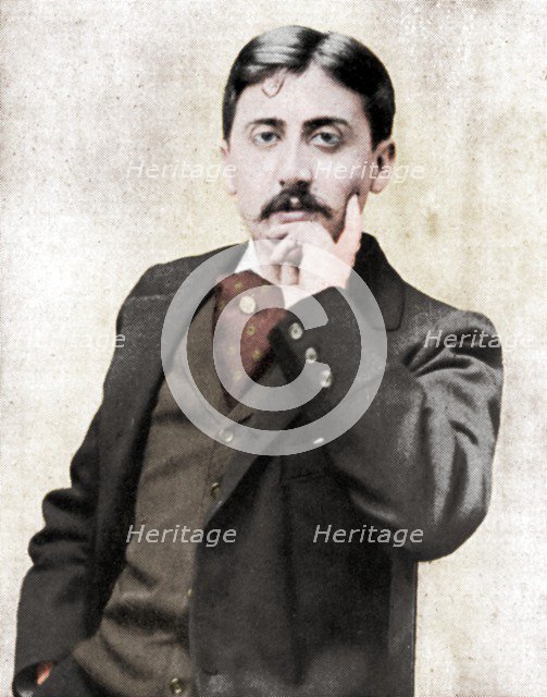Marcel Proust, French intellectual, novelist, essayist and critic, late 19th-early 20th century. Artist: Otto.