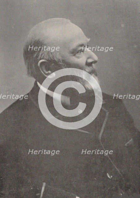 Portrait of the cellist and composer Georg Goltermann (1824-1898), 1890.