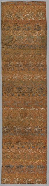 Silk Textile, 19th century. Creator: Unknown.