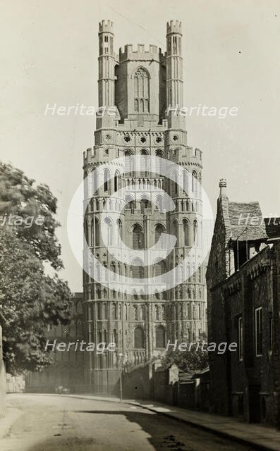 Ely Cathedral: West Tower from the Gallery, c. 1891. Creator: Frederick Henry Evans.