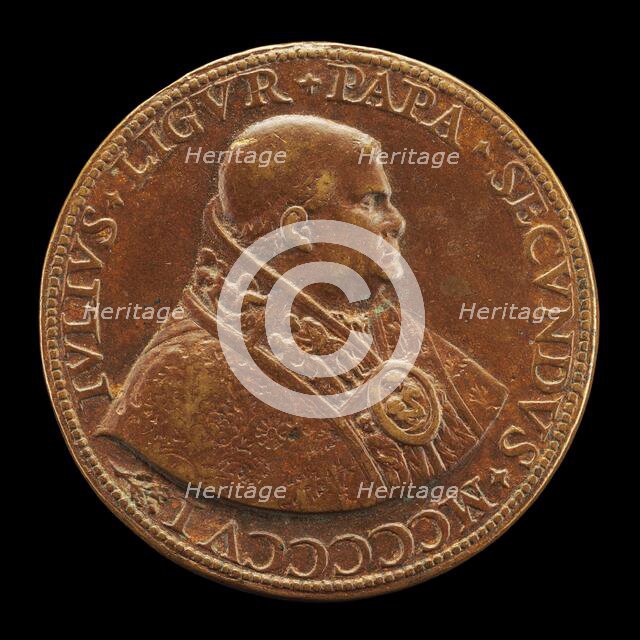 Julius II (Giuliano della Rovere, 1443-1513), Pope 1503 [obverse], 1506. Creator: Cristoforo Foppa.