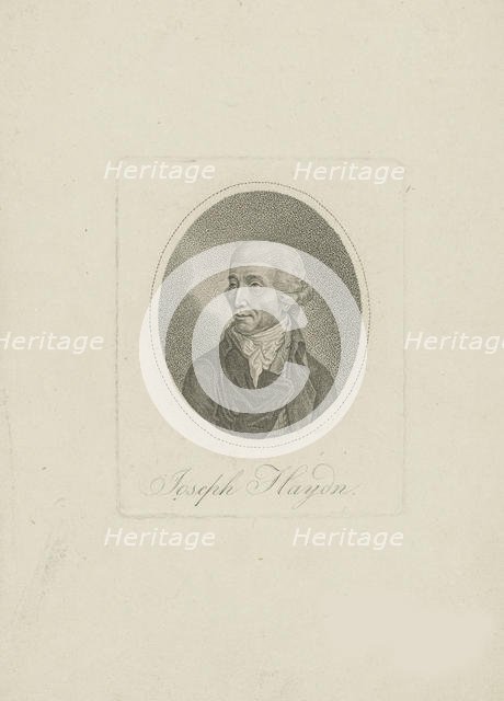 Portrait of the composer Joseph Haydn (1732-1809), 1800s. Creator: Anonymous.