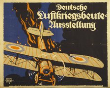 German exhibition of the spoils of air war, 1918. Creator: Suchodolski, Siegmund von (1875-1935).