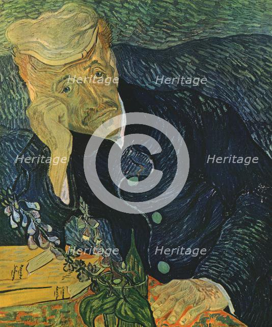 'Portrait of Dr Paul Gachet', June 1890, (1947). Creator: Vincent van Gogh.