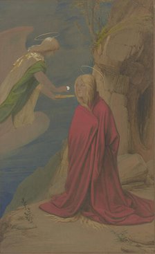 The Communion of Saint Mary Magdalene, 1853. Creator: Eduard von Steinle.