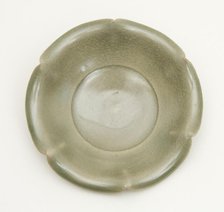 Dish with Inverted Petal-Lobed Rim, Northern Song dynasty (960-1127). Creator: Unknown.