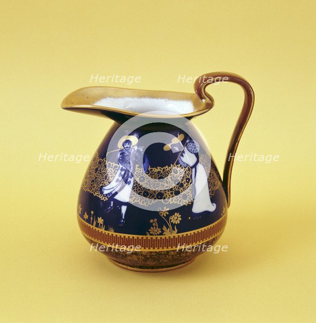 Royal Doulton 'Morrisian' ware jug, 1900-1924. Artist: Royal Doulton