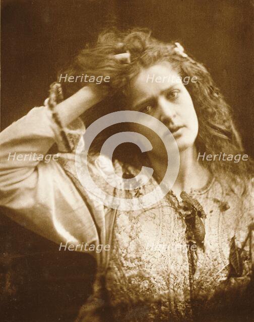 Ophelia, negative 1875; print 1900. Creator: Julia Margaret Cameron.