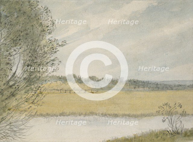 Christ Church Meadows, 18th century. Artist: John Baptist Malchair.