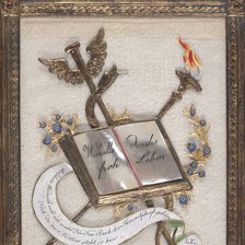 Greeting Card...., ca. 1825. Creator: Johannes Endletzberger.
