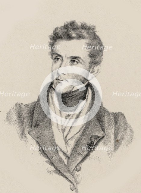 Portrait of the composer Felice Blangini (1781-1841), 1820.