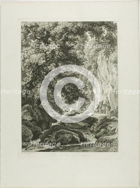 A Civita Castellana, from Malerisch Radierte Prospekte aus Italien, 1793. Creator: Johann Christian Reinhart.