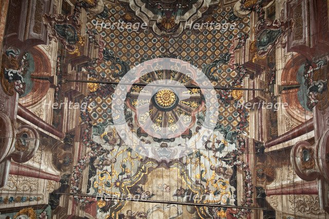 Ceiling of the Church of Santa Maria do Castelo, Braganca, Portugal, 2009.  Artist: Samuel Magal