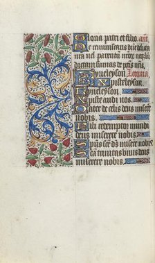 Book of Hours (Use of Rouen): fol. 92v, c. 1470. Creator: Master of the Geneva Latini (French, active Rouen, 1460-80).