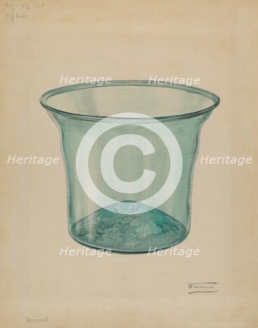 Milk Bowl, c. 1936. Creator: Frank Fumagalli.