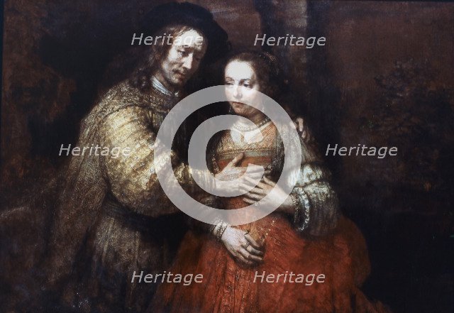 'The Jewish Bride', (The Loving Couple), 1667. Artist: Rembrandt Harmensz van Rijn    