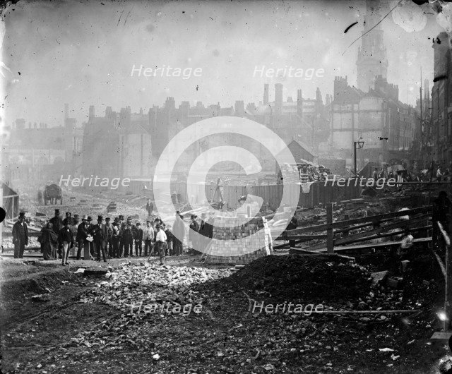 St Bride Street, City of London, c1871 Artist: Henry Dixon