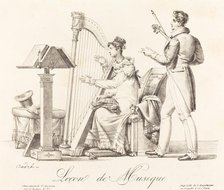 Leçon de Musique (Music Lesson). Creator: Johann Anton André.