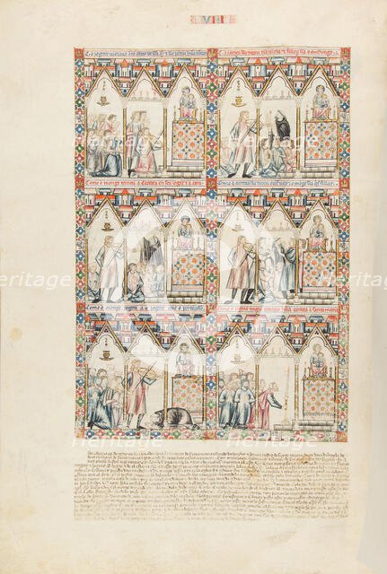 Cantigas de Santa Maria - Codex Rico, ca 1280-1284. Creator: Anonymous.