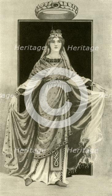 'A Noble Lady of the Sixth Century, A.D.', 1924. Creator: Herbert Norris.