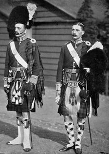 A captain and subaltern of the 93rd Highlanders, 1896. Artist: Gregory & Co