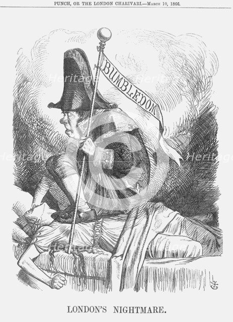 'London's Nightmare', 1866. Artist: John Tenniel