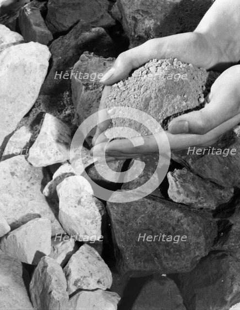 Cement materials, 1963.  Artist: Michael Walters