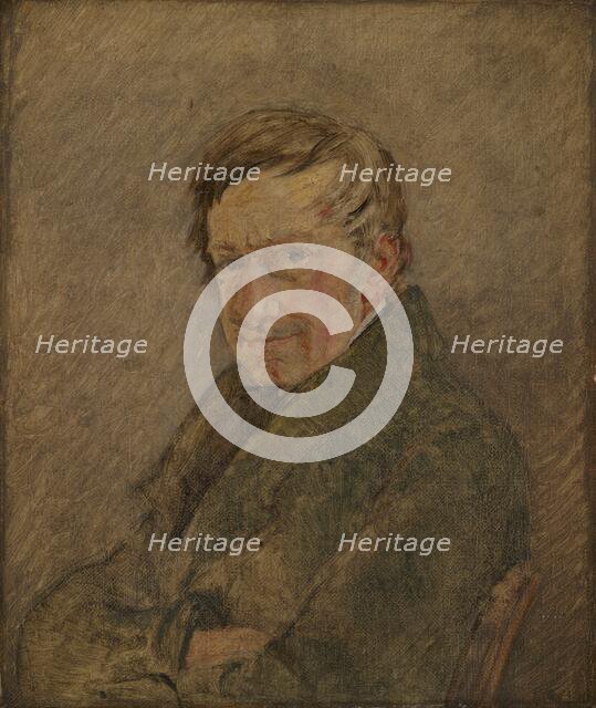 Portrait of the Animal Painter C.D. Gebauer, 1829. Creator: Christen Købke.