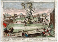 The Colossus of Rhodes, 1760. Artist: Anonymous  