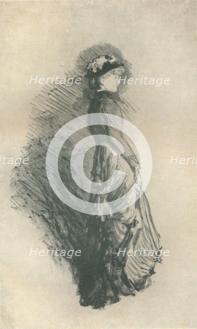 'Study: Standing Figure', 1878, (1904). Artist: James Abbott McNeill Whistler.