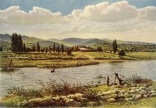 'Crossing the Komati River', 1902. Creator: Donald McCracken.