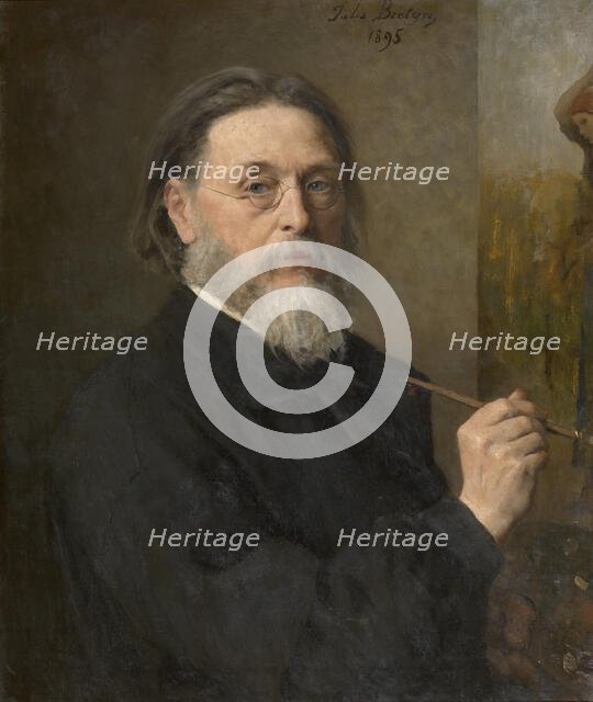 Self Portrait, 1895. Creator: Jules Breton.