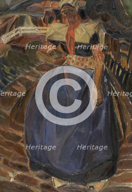 Woman from Spakenburg, 1917. Creator: Gustave De Smet.