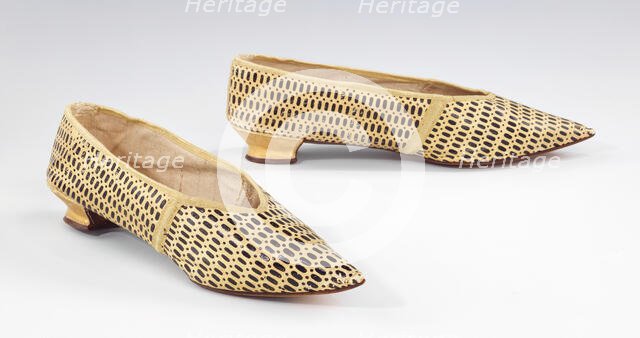 Slippers, British, 1795-1805. Creator: J. Staton.