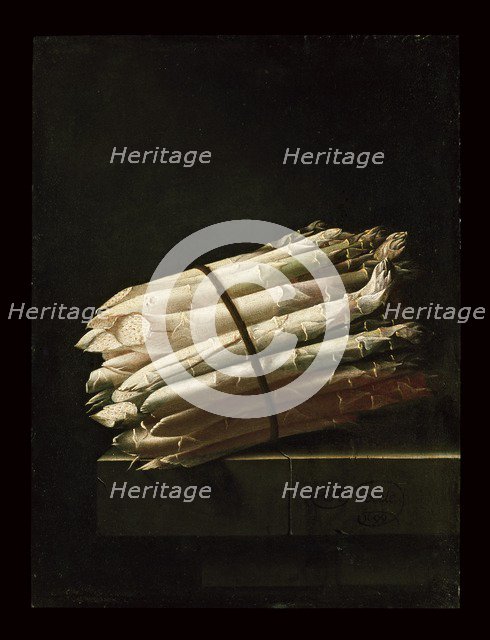 Still Life of Asparagus, 1699. Artist: Adriaen Coorte.