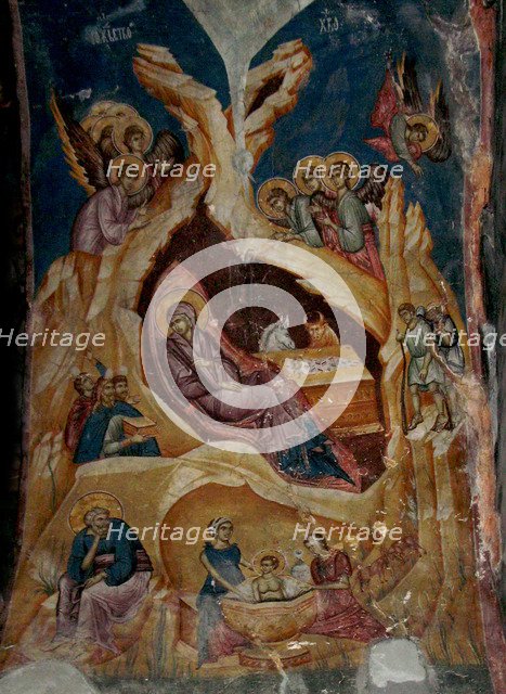 The Nativity of Christ, 14th century. Artist: Anonymous  