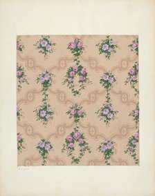 Wallpaper, 1935/1942. Creator: Lee Hager.