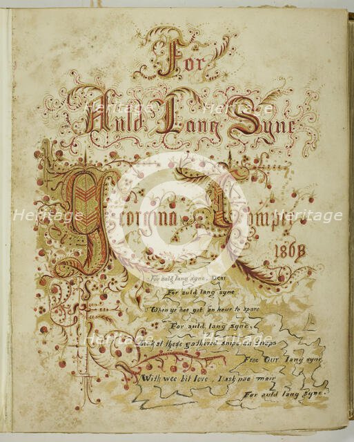 Untitled [For Auld Lang Syne], 1855/68.  Creator: Georgina Cowper.