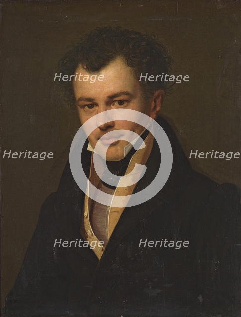 Portrait of Mikhail Matveevich Cherkasov, c. 1827. Creator: Kiprensky, Orest Adamovich (1782-1836).