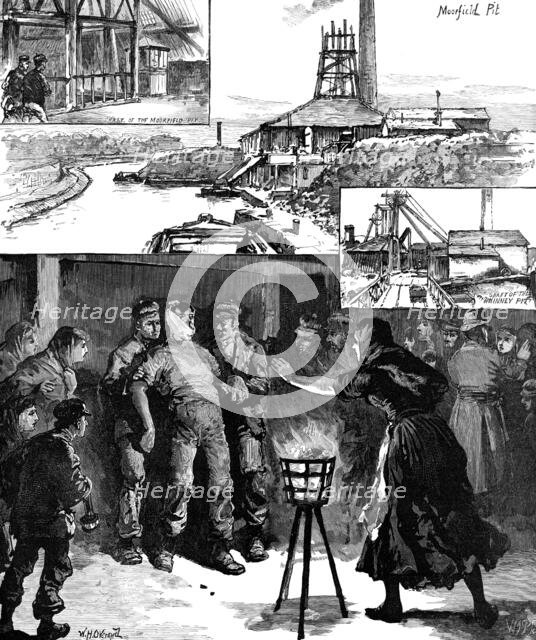 The Colliery Explosion near Accrington, 1883. Creator: William James Palmer.